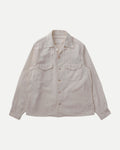 LOT.101 OPEN COLLAR SHIRT - Washed Ivory