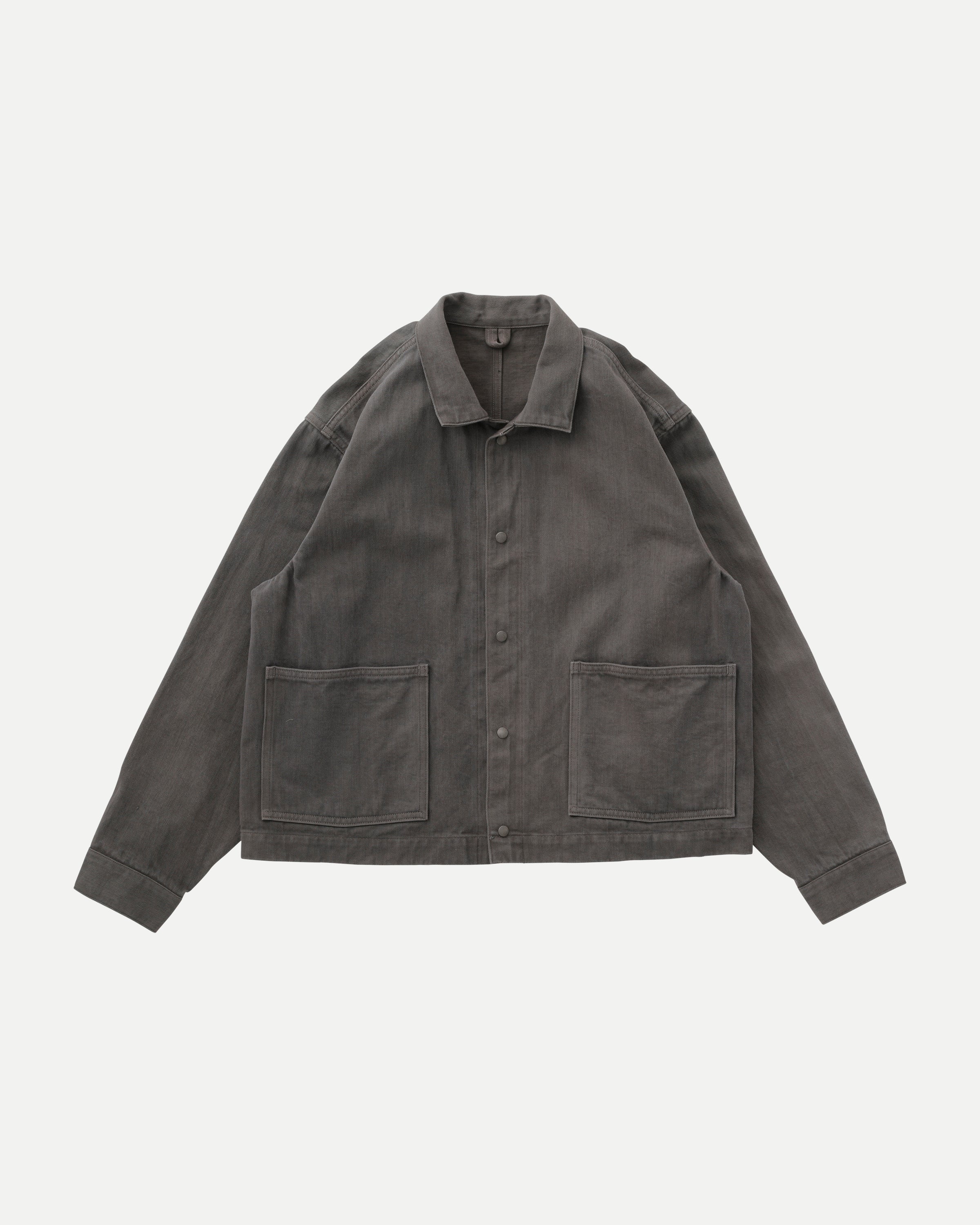 LOT.303 COVERALL JACKET - Natural Dyed Logwood Gray