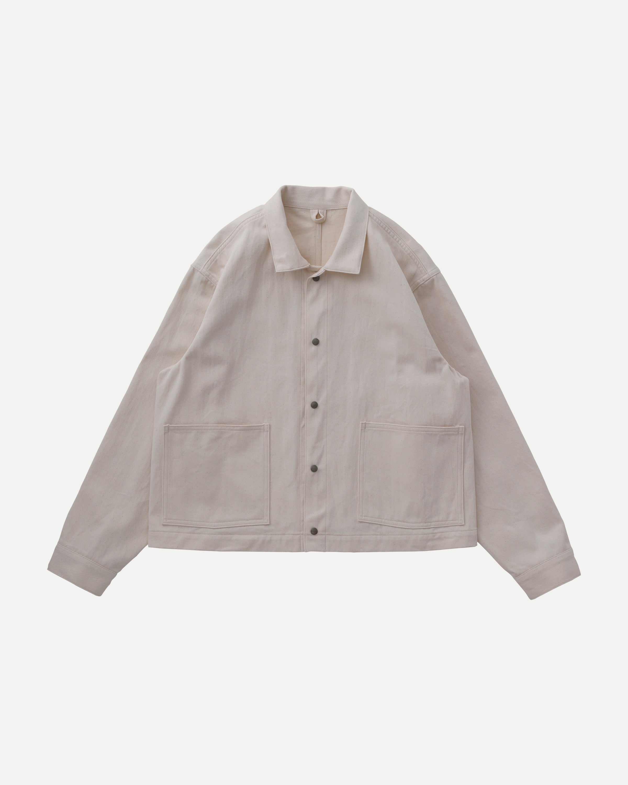 LOT.303 COVERALL JACKET - Washed Ivory