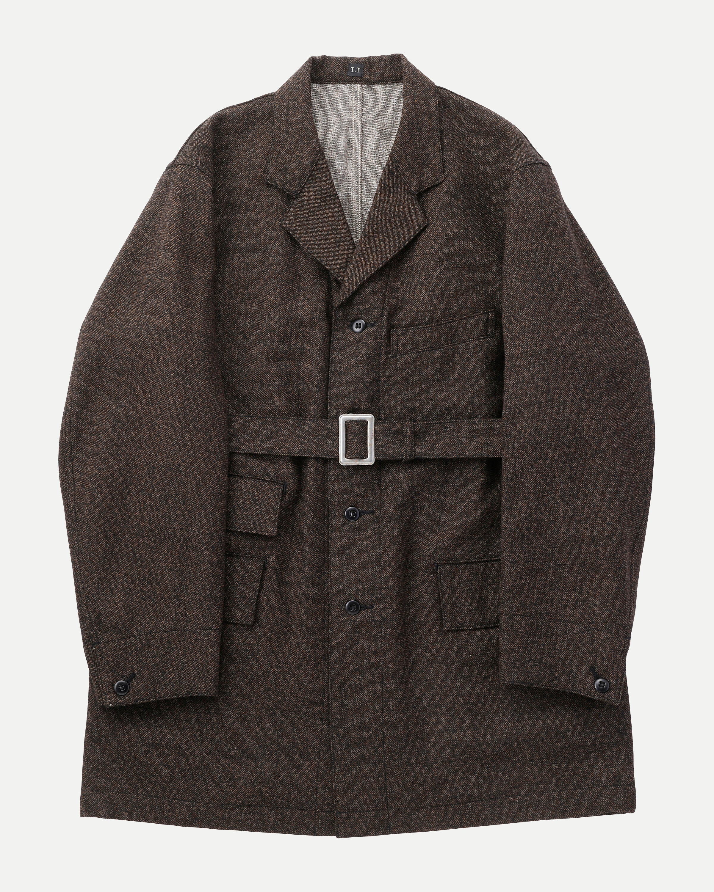 LOT.401 ENGINEER COAT - Melange Black