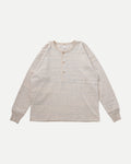 LOT.605 HENRY NECK SHIRT - Heather Ivory
