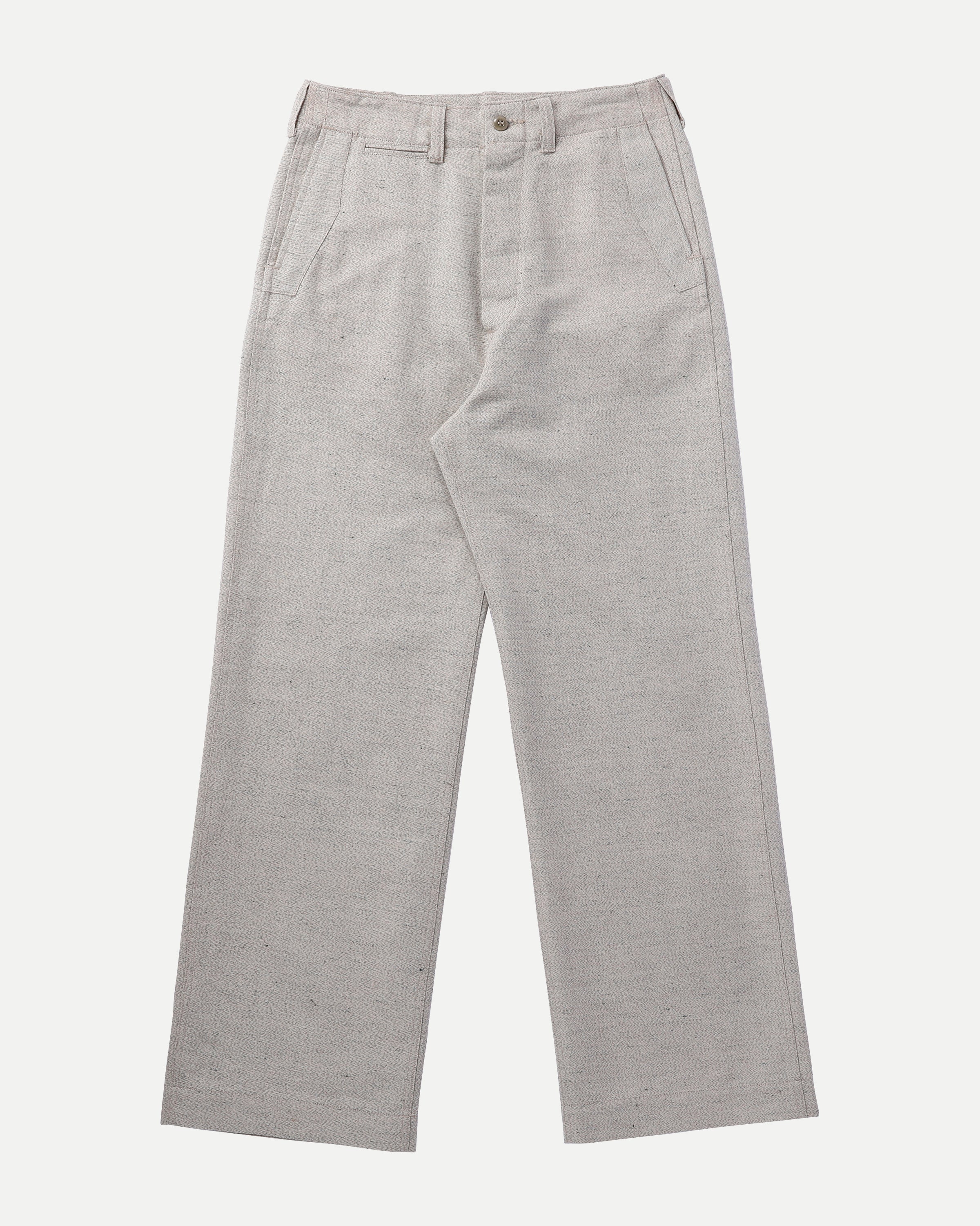 LOT.202 ENGINEER TROUSERS - Melange Ivory