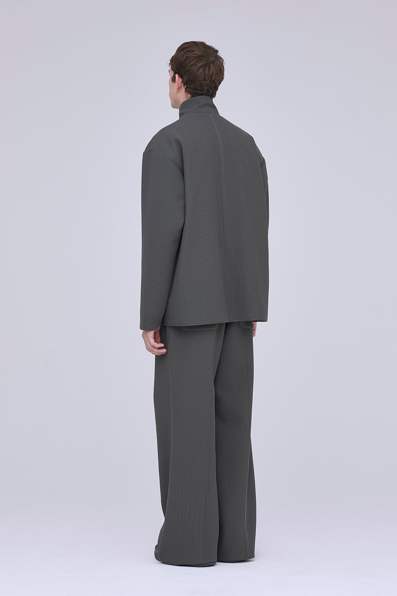 MESH ZIP TAILORED JACKET