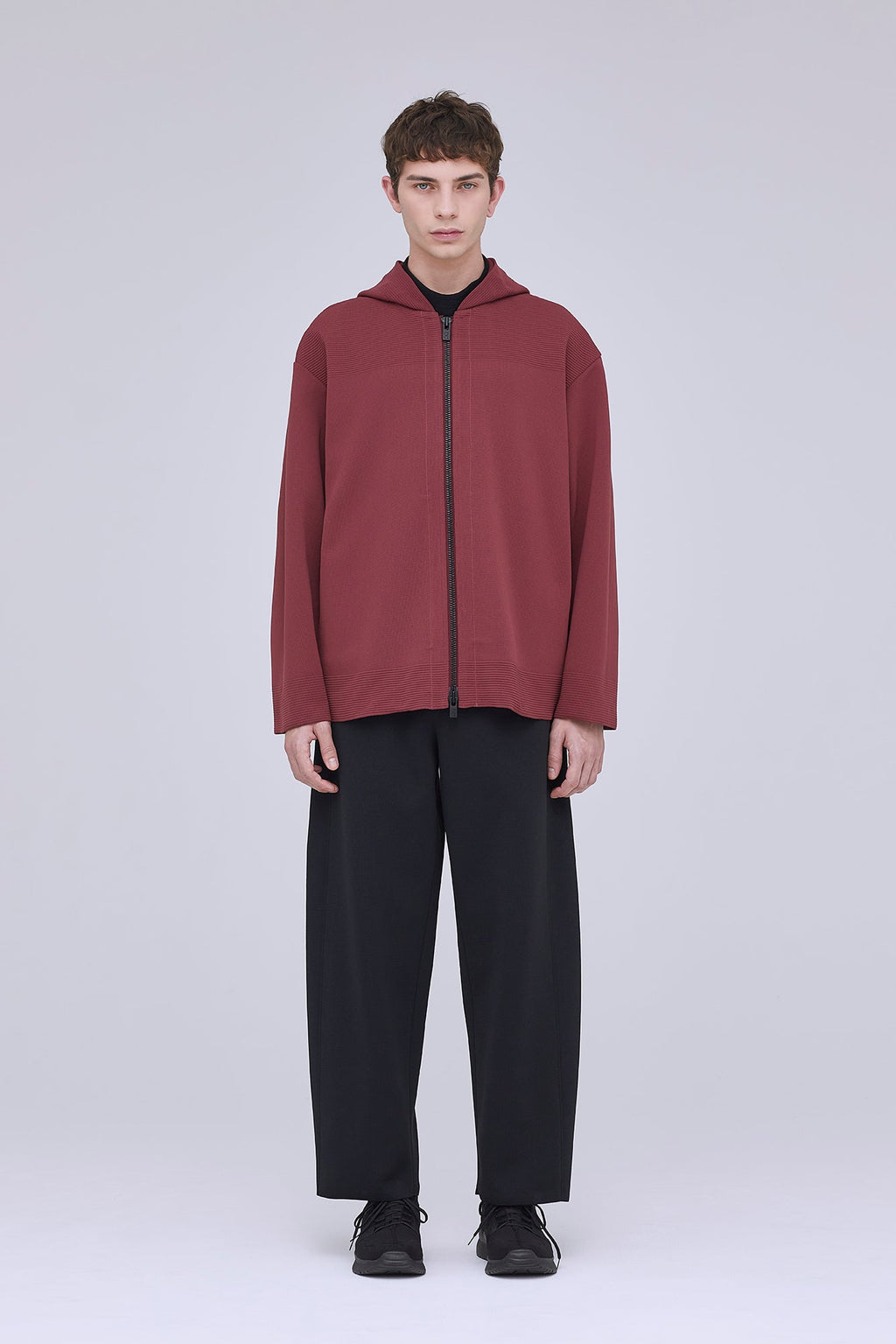 MILAN RIB HOODIE JACKET