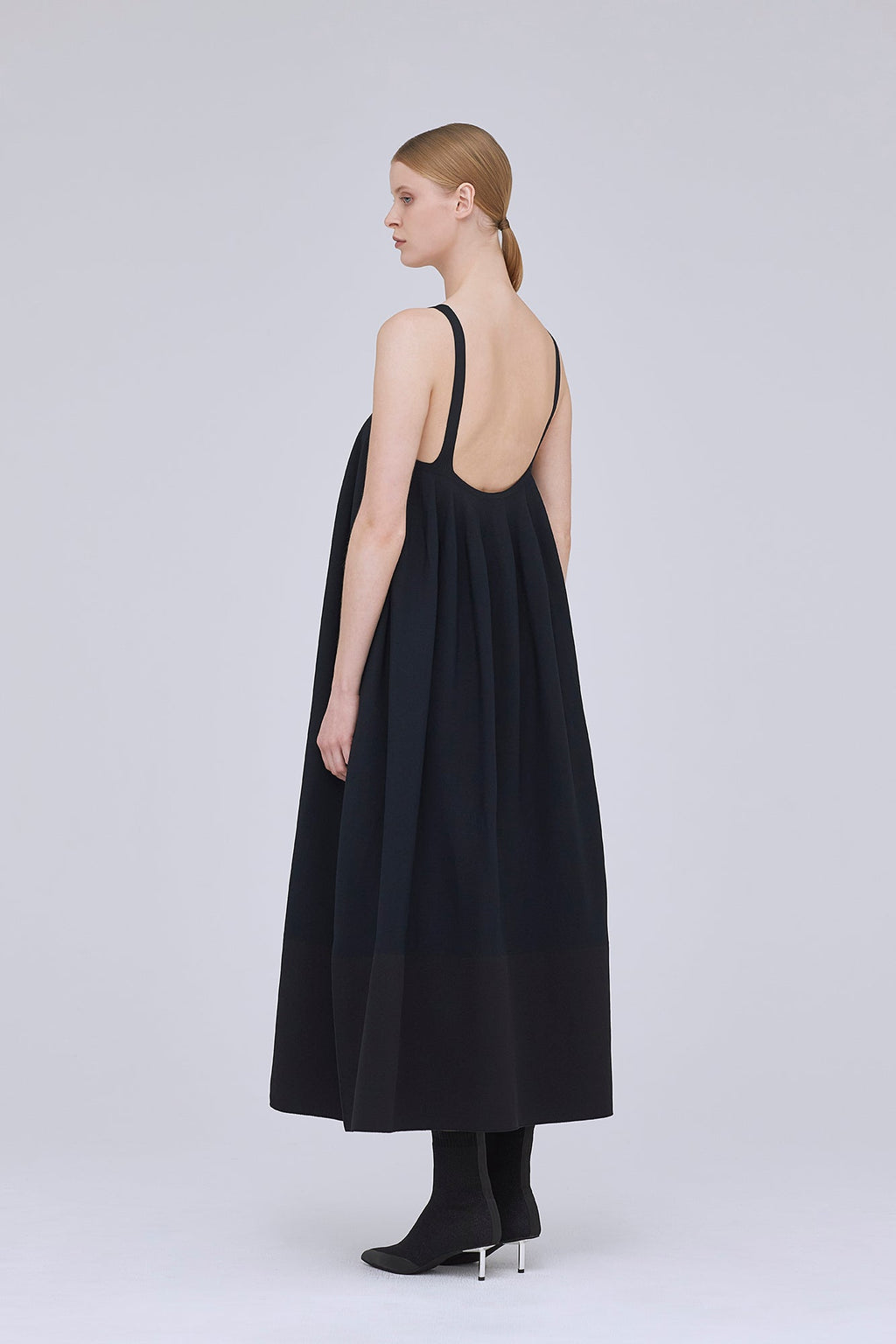 RIVULET STRAP BUST FLARE DRESS