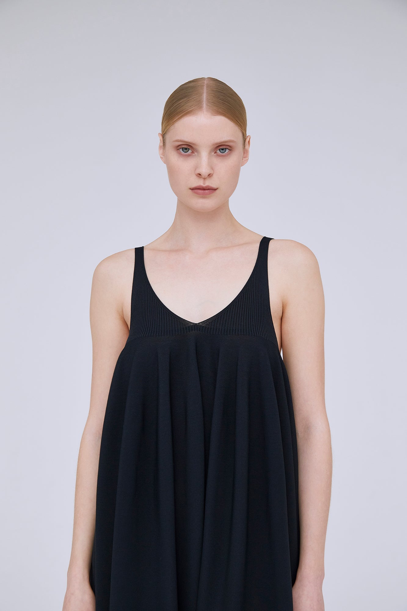 RIVULET STRAP BUST FLARE DRESS