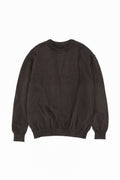 CREW NECK KNIT(SUPER ZERO KNIT) - KAKISHIBU