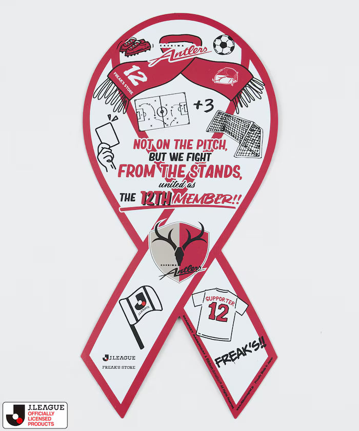 [Sales starting on May 15 at 12:00] J.LEAGUE × FREAK’S STORE Exclusive RIBBON MAGNET - Kashima Antlers
