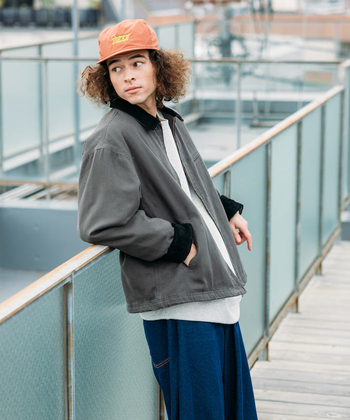 Big Silhouette Corduroy Switch Duck Blouson [Limited Edition]