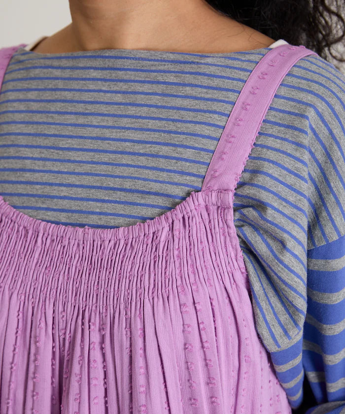 India Dobbie Tiered Frill Camisole Dress