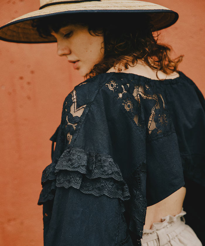 2WAY Lace Bolero & Chaps Pants