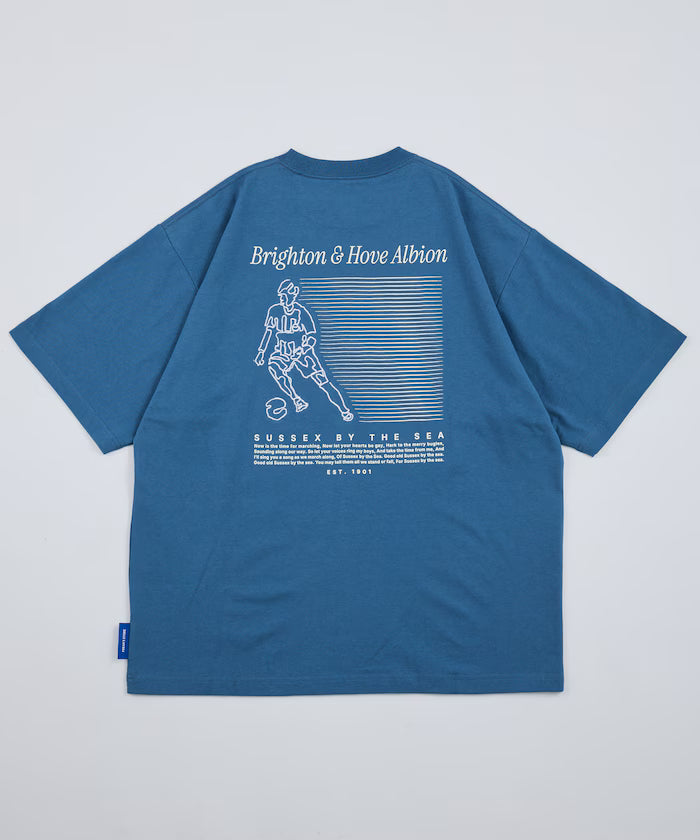 [Release on 5/22 at 12:00] Brighton & Hove Albion FC - SEAGULLS PLAYER LINE TEE
