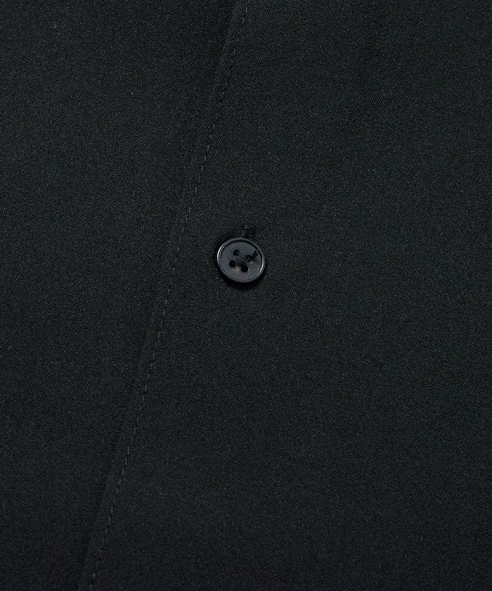 Relaxed Fit Linen Touch Setup/Open Collar Shirt/Wide Slacks [Limited Edition]