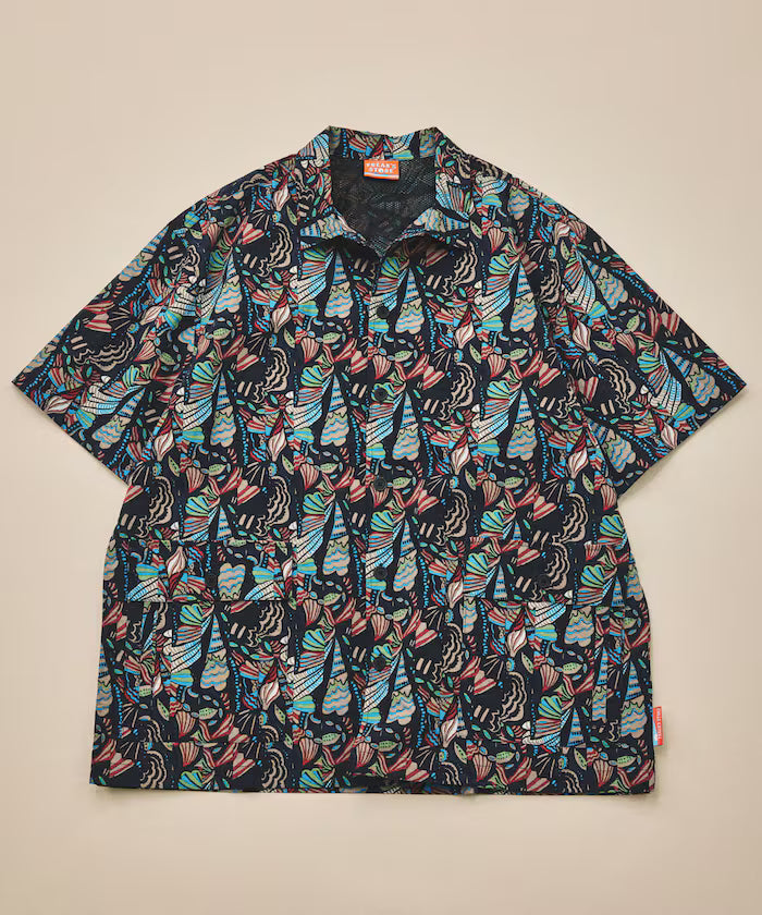 FREAK'S STORE for BEACH & FES Recycled Nylon Short Sleeve Shirt
