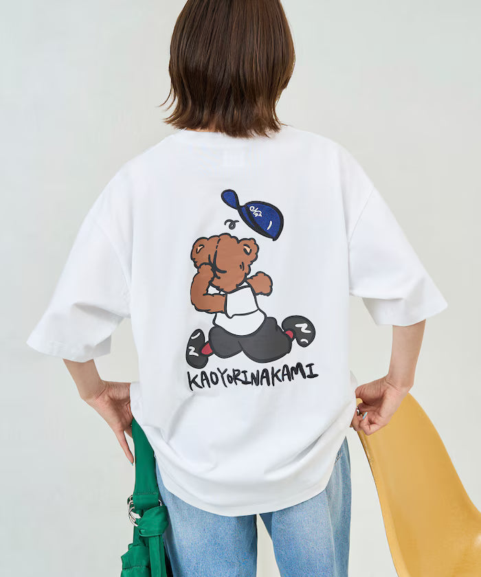 [Sales start on May 22 at 12:00] kaoyorinakami × FREAK'S STORE / Kaoyorinakami limited edition Hashiri Punch Bear Tee