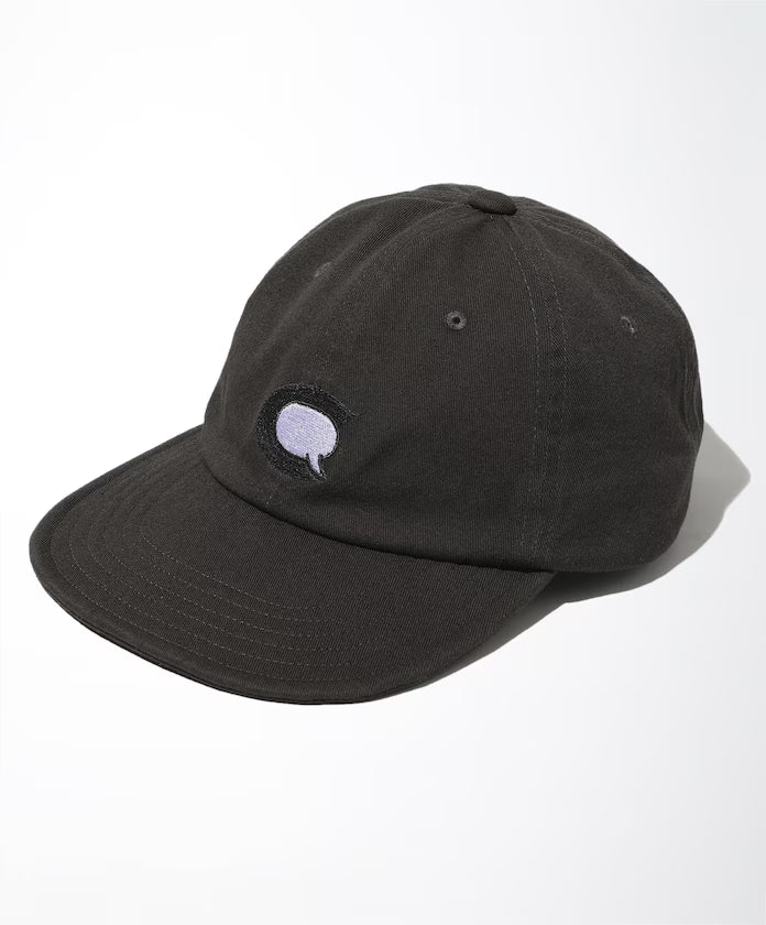 Cotton Twill 6 Panel Cap “C” - Charcoal Gray