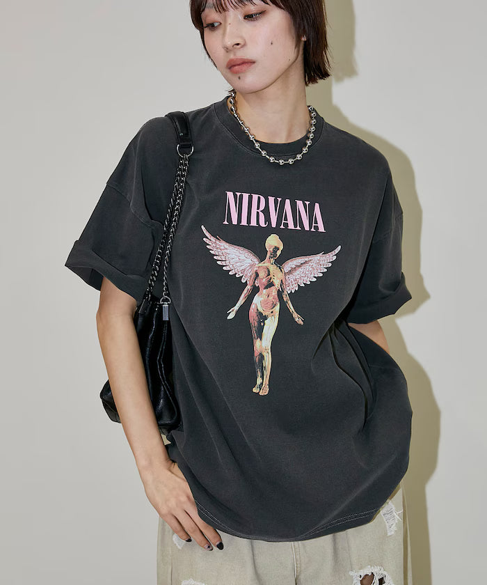 NIRVANA IN UTERO Band T-shirt Limited Edition