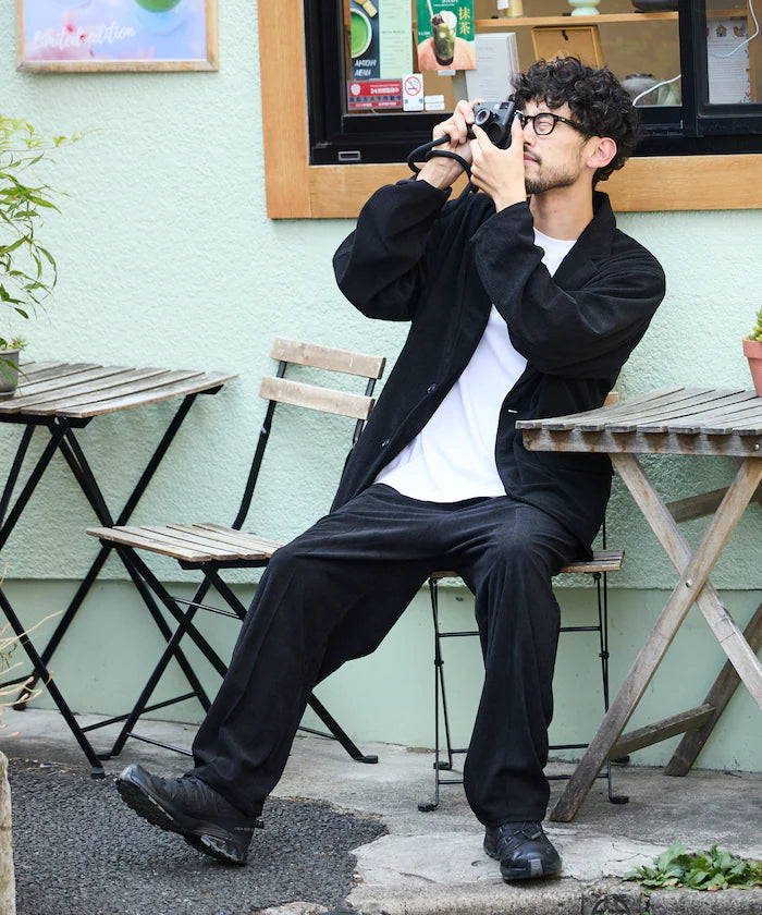 Relax Fit Corduroy Setup / Tailored Jacket / Wide Pants 【Limited Edition】