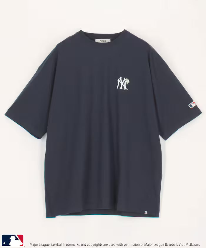 Limited Edition MLB One Point Flower Embroidery T-Shirt