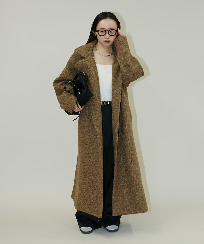 Multicolor Shaggy Long Coat Limited Edition