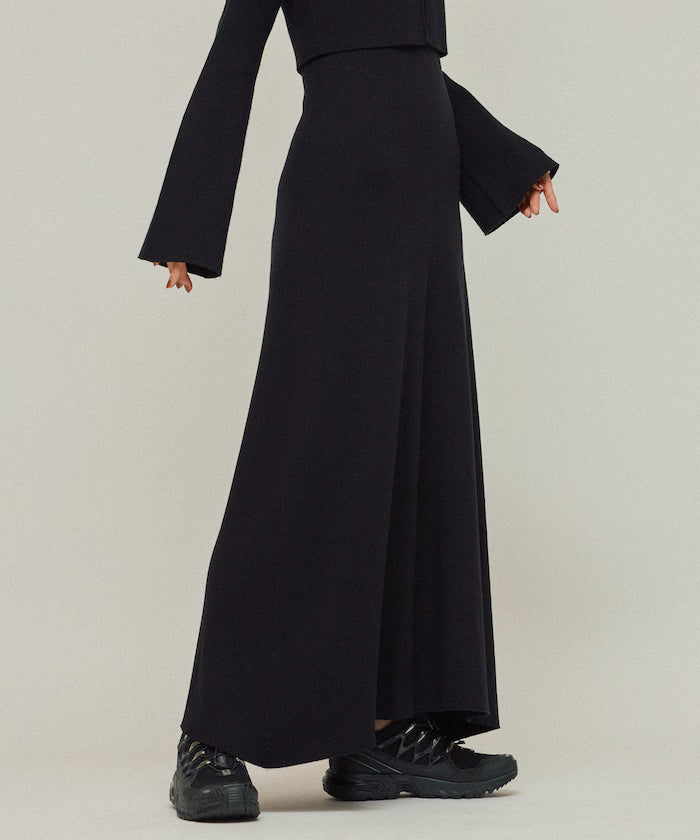 Functional Fabric Silk Blend Knit Ensemble Dress / Anti-Pill / Machine Washable