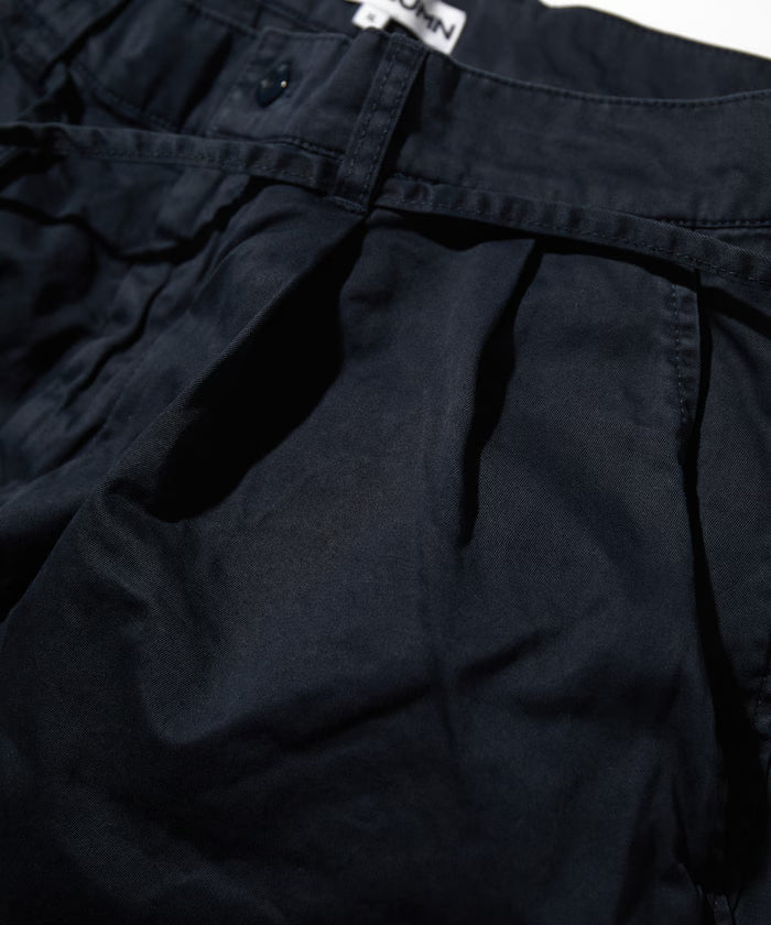 Extra Long Staple Organic Cotton 2 Tuck Chino Shorts