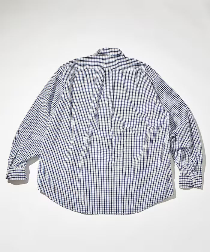 Magazine Pocket Broad Shirt(Gingham)