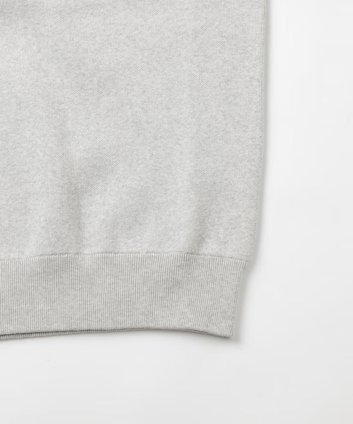 Sweat-like Crew Neck Knit