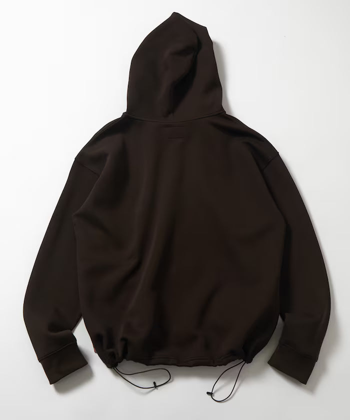 Big Silhouette Spindle Cardboard One Point Logo Sweat Zip-Up Hoodie
