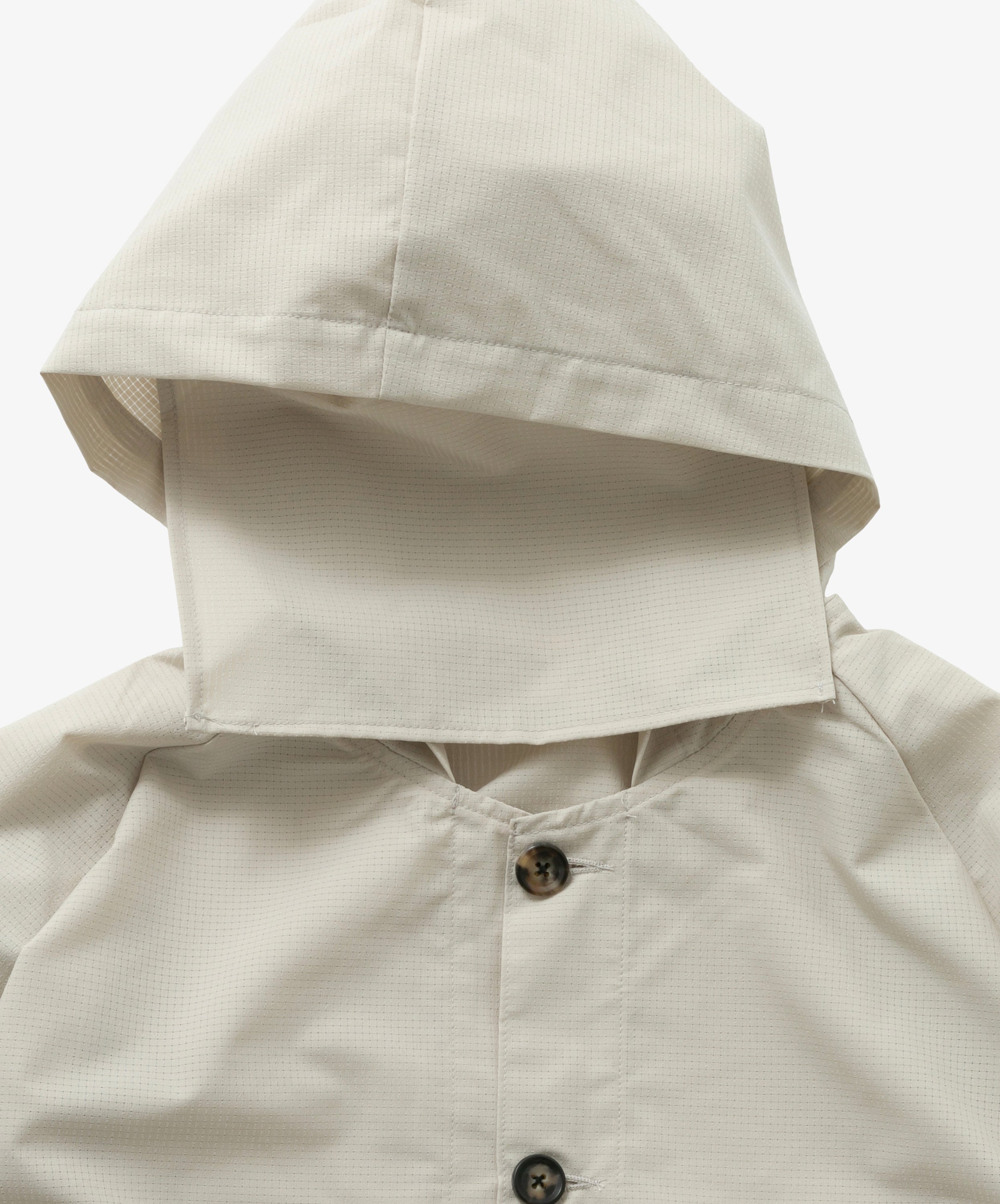 hoodie shirt mesh ivory
