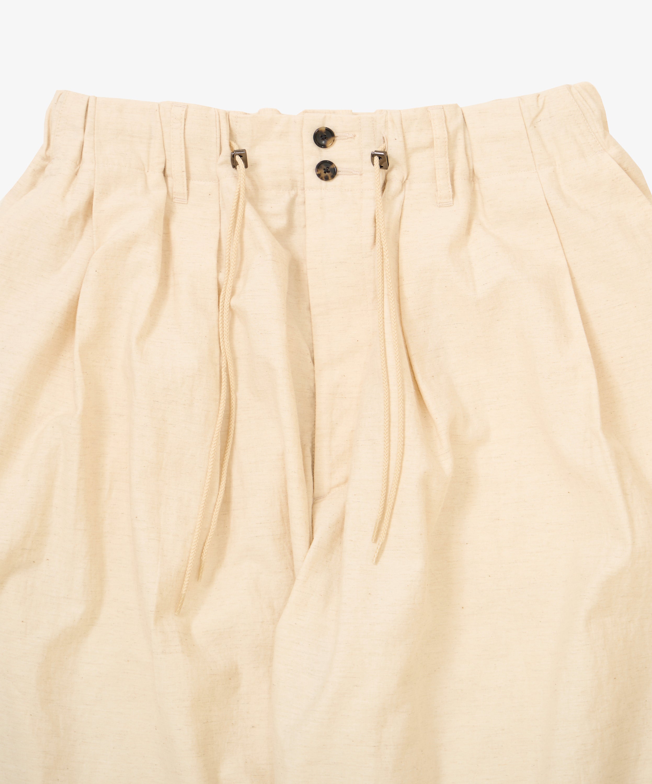 circular short pants back satin natural