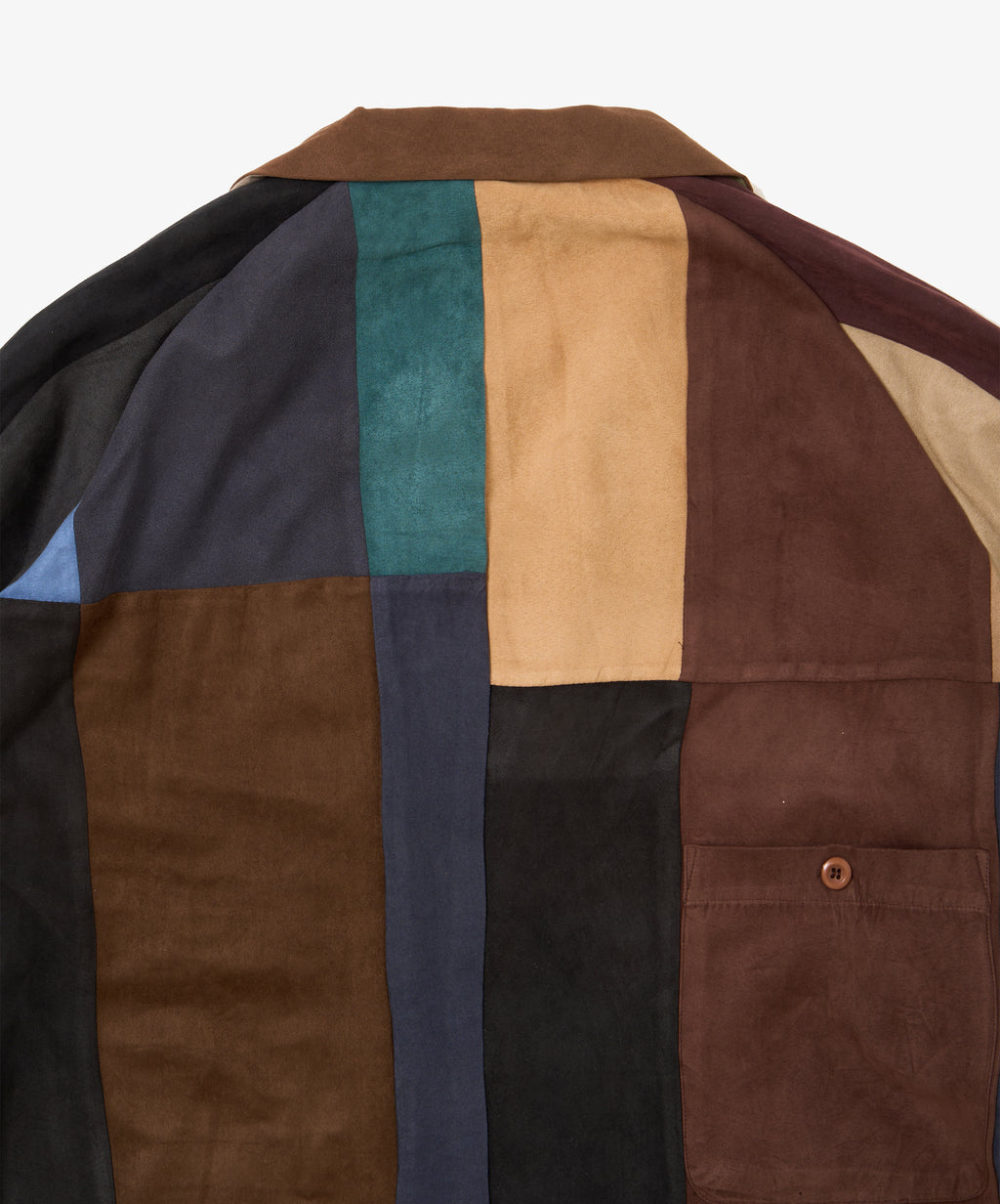 blazer faux suede seven