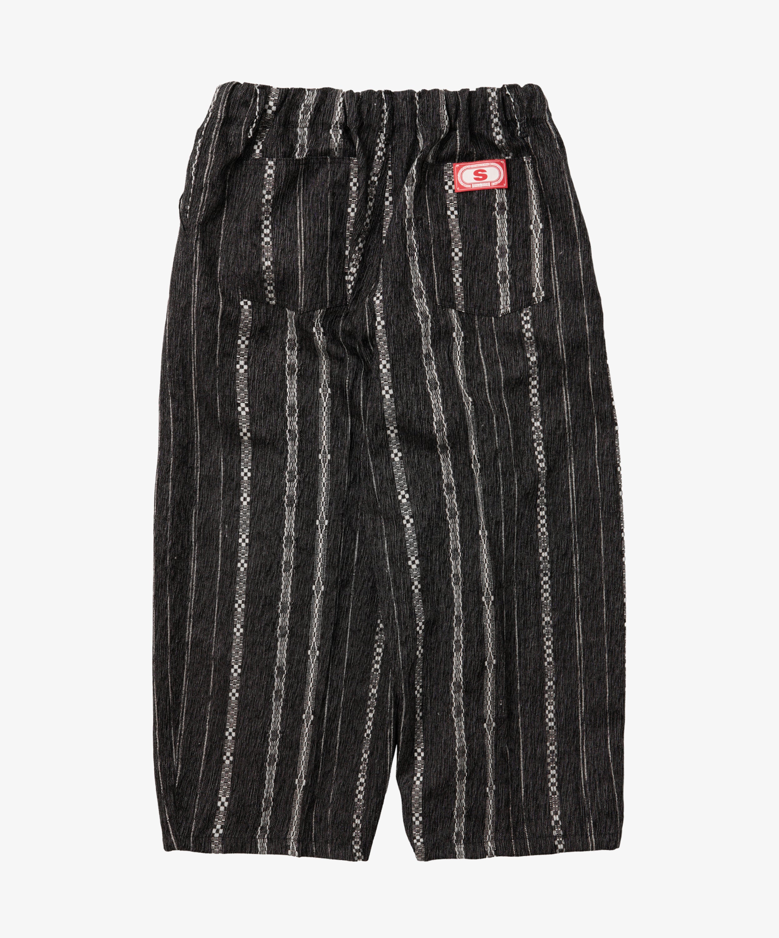 watahiko circular pants black