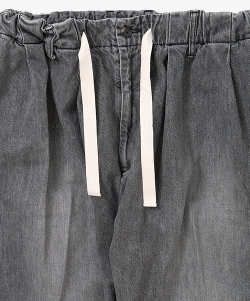 baggy trousers black denim bleached