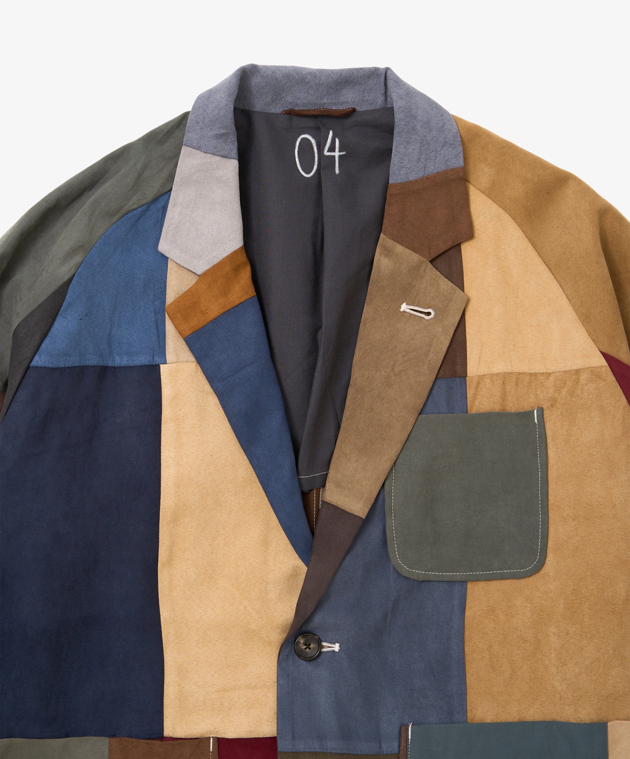 blazer faux suede four