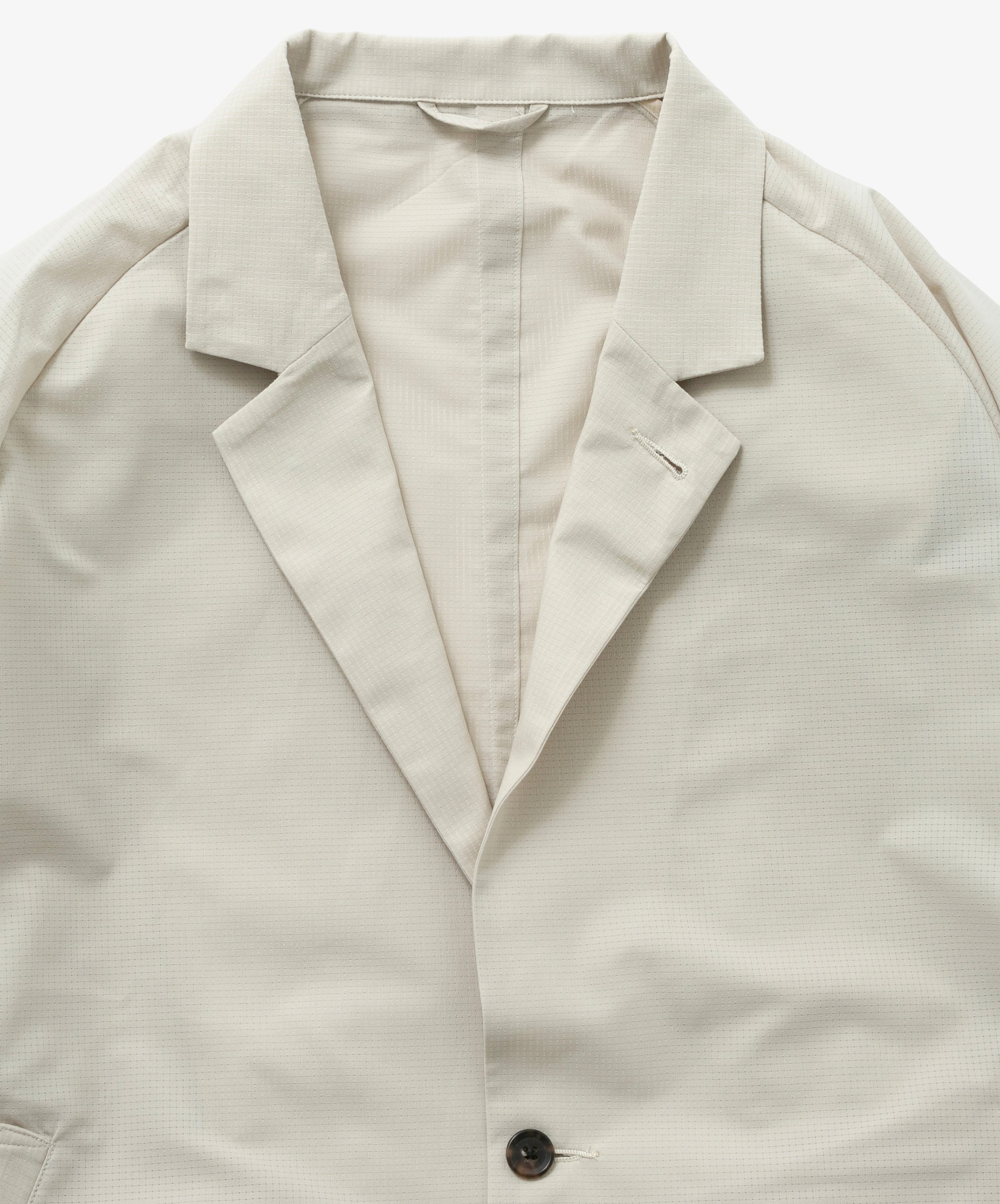 veste two button mesh ivory