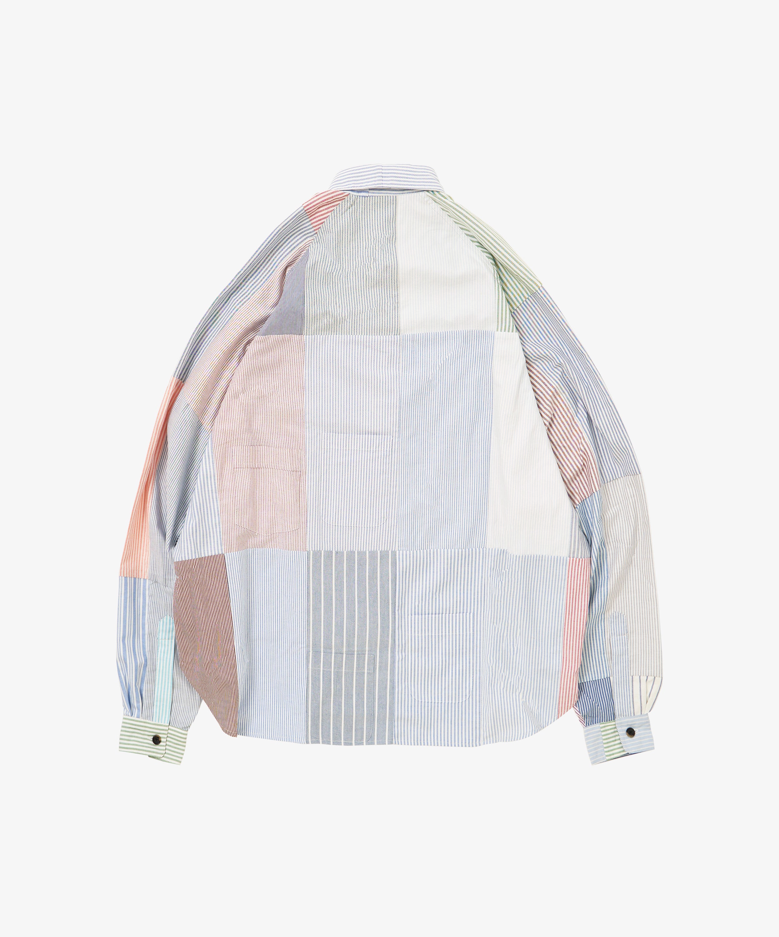 short light coat oxford stripe nine