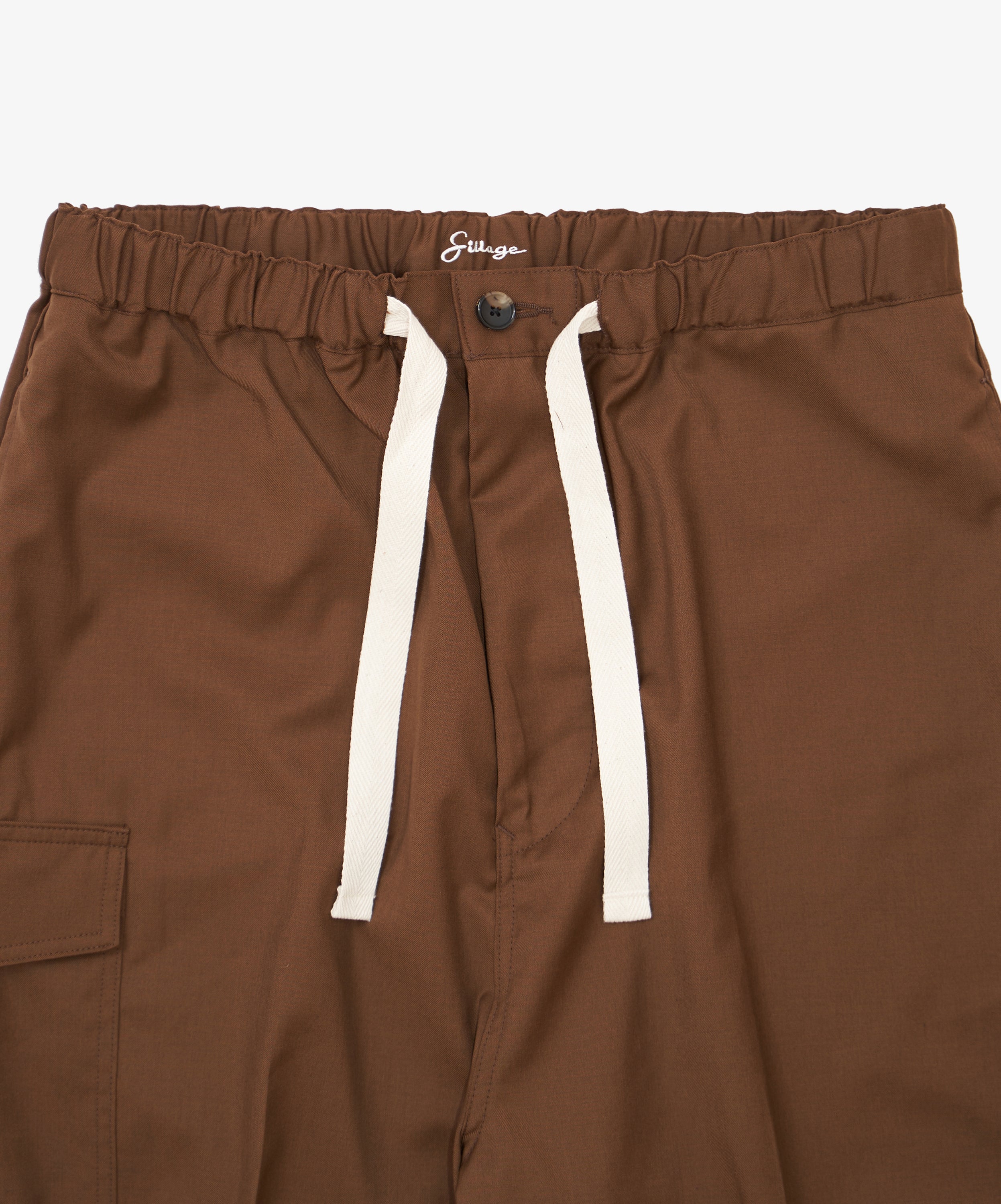 cargo pants brown twill