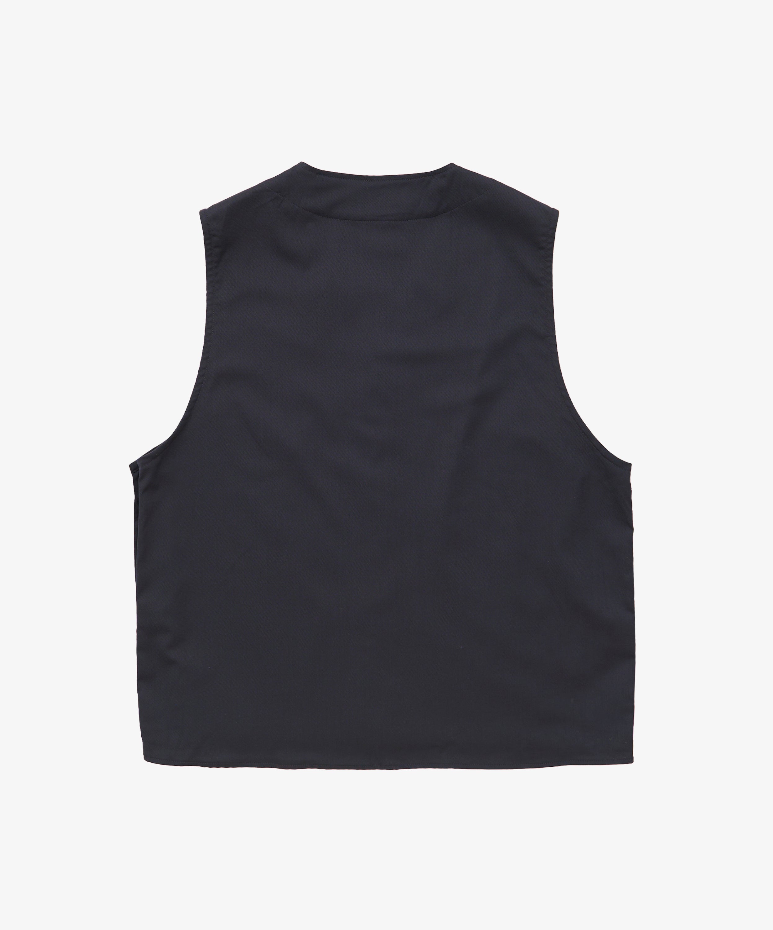 gilet navy twill
