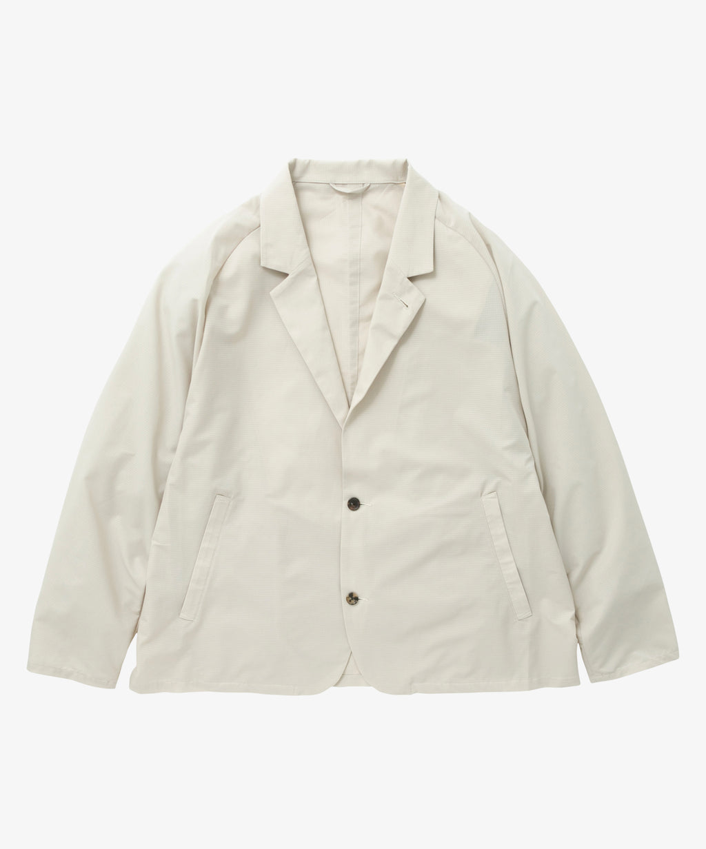 veste two button mesh ivory - default