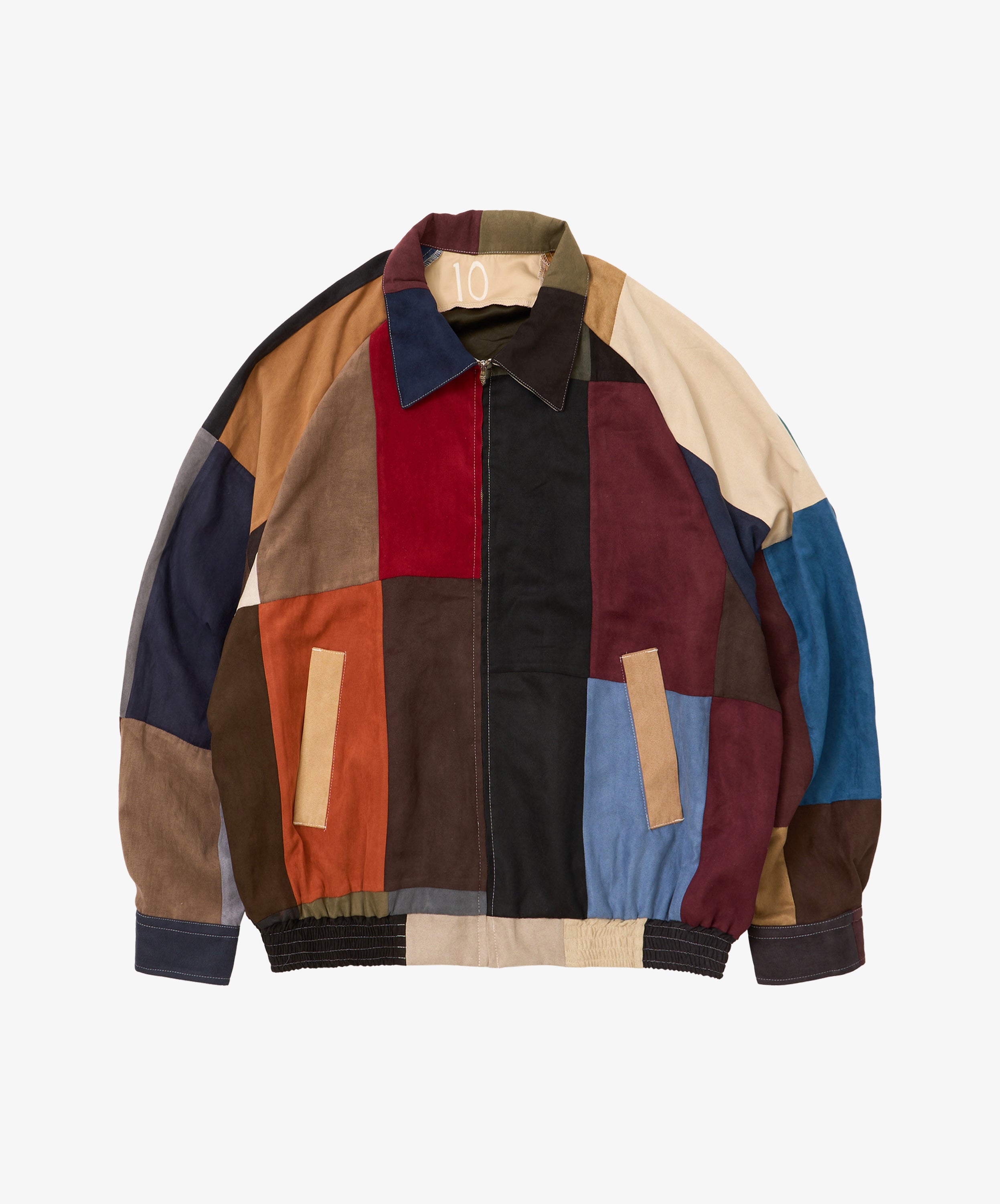 zip blouson faux suede ten - default