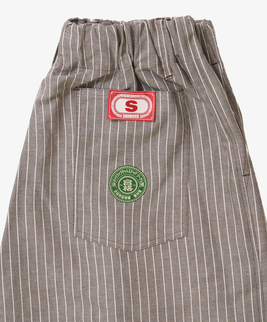 banshu ori hakama pants herringbone stripe