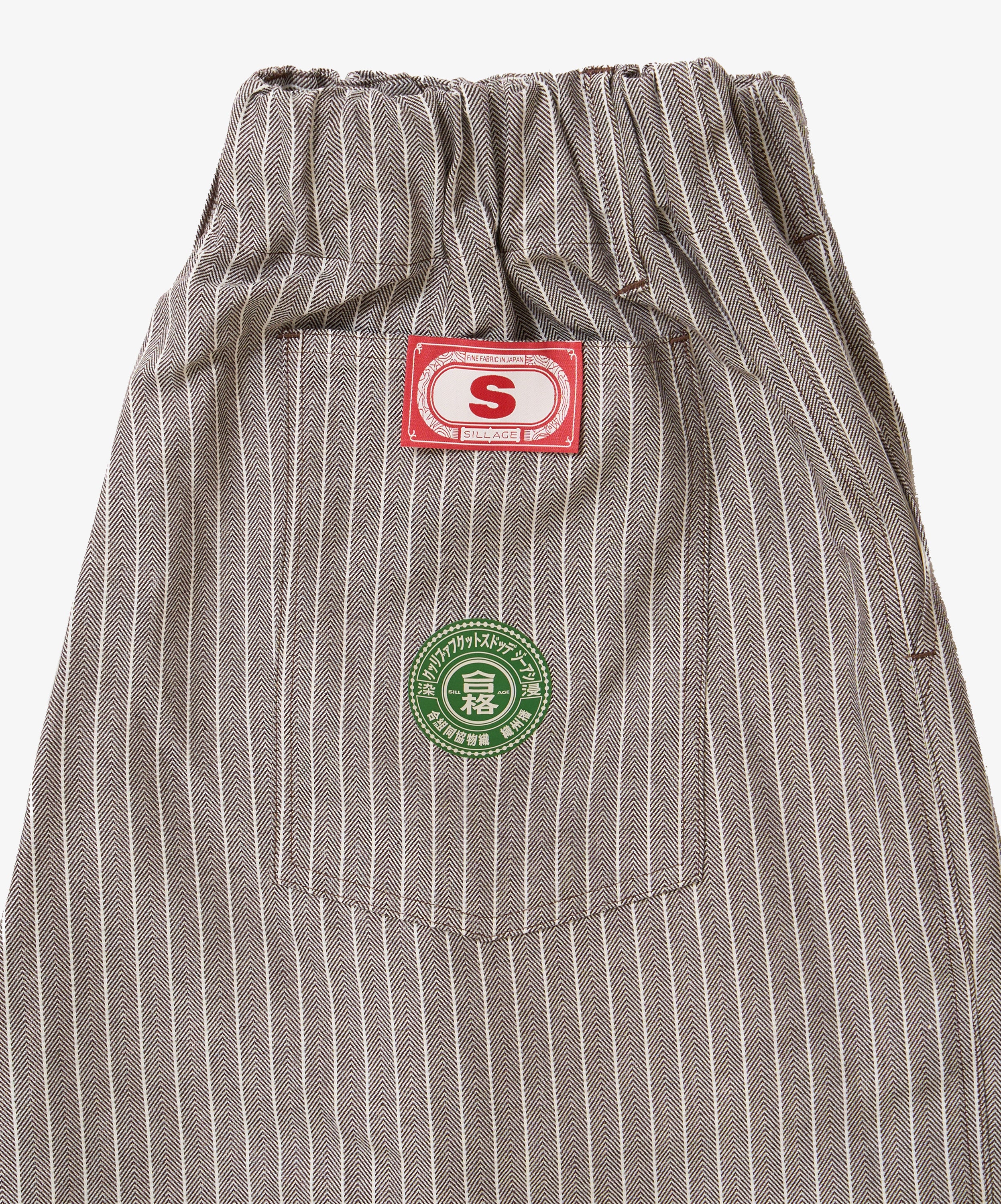 banshu ori hakama pants herringbone stripe