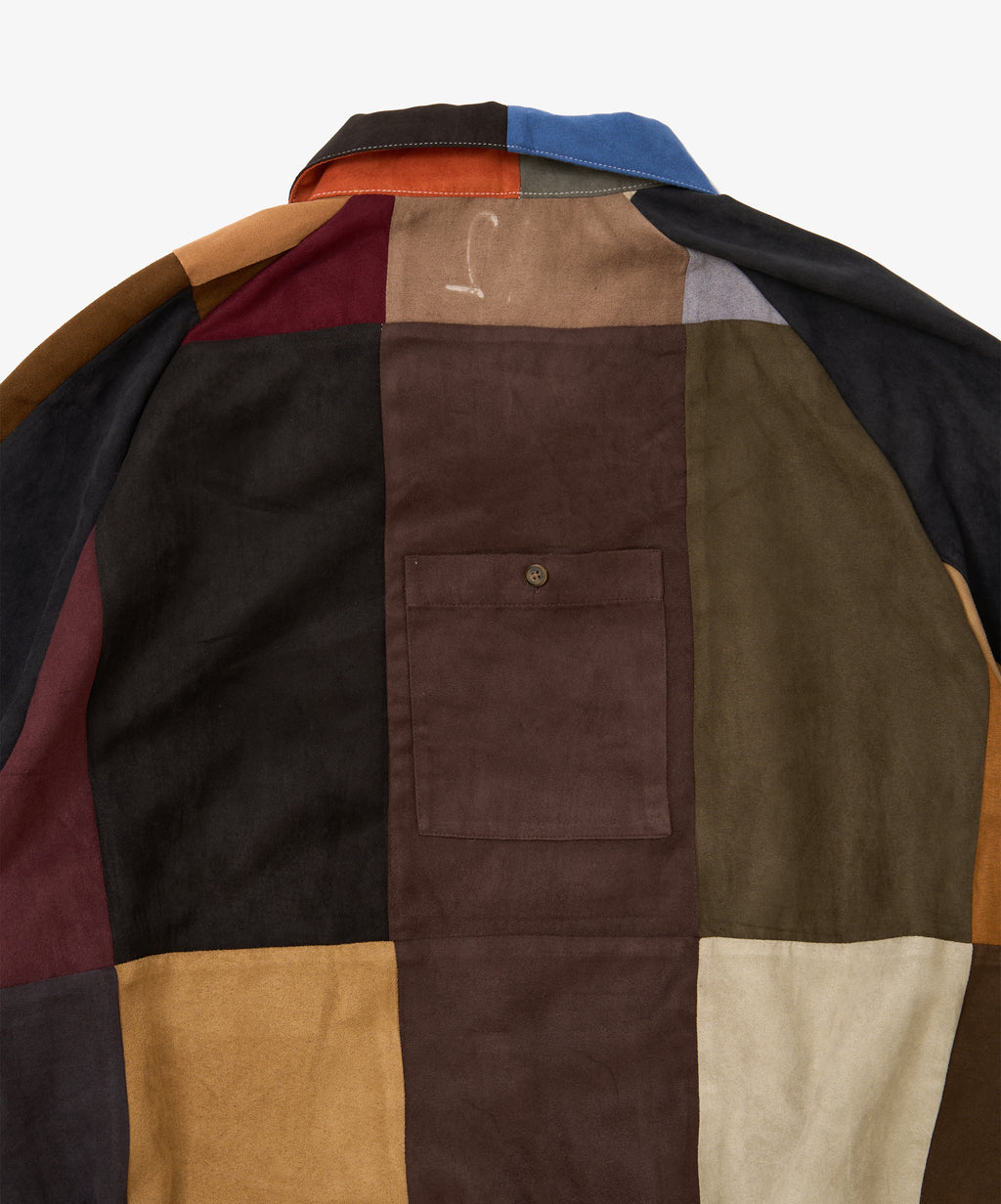 zip blouson faux suede twelve