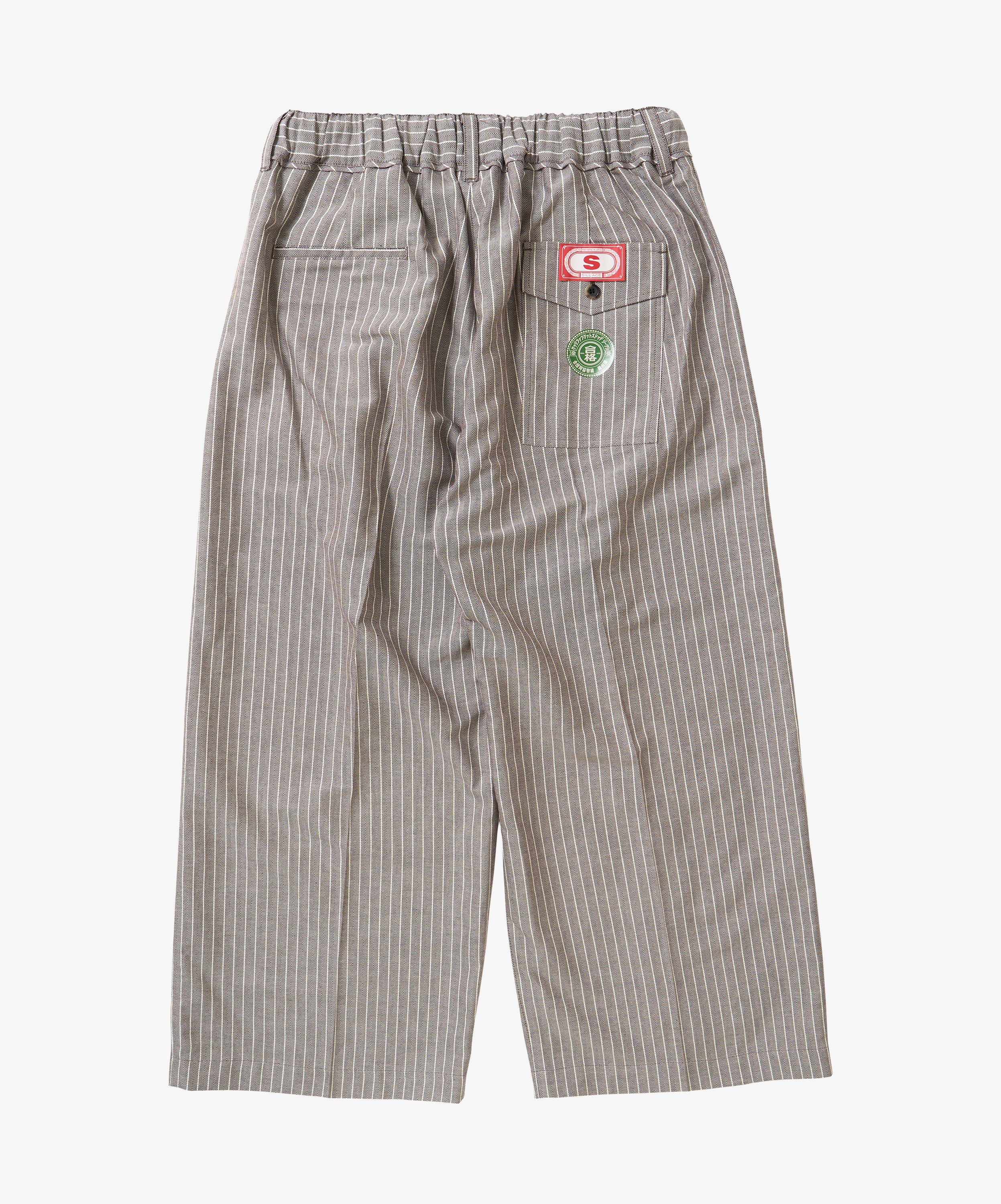 banshu ori hakama pants herringbone stripe
