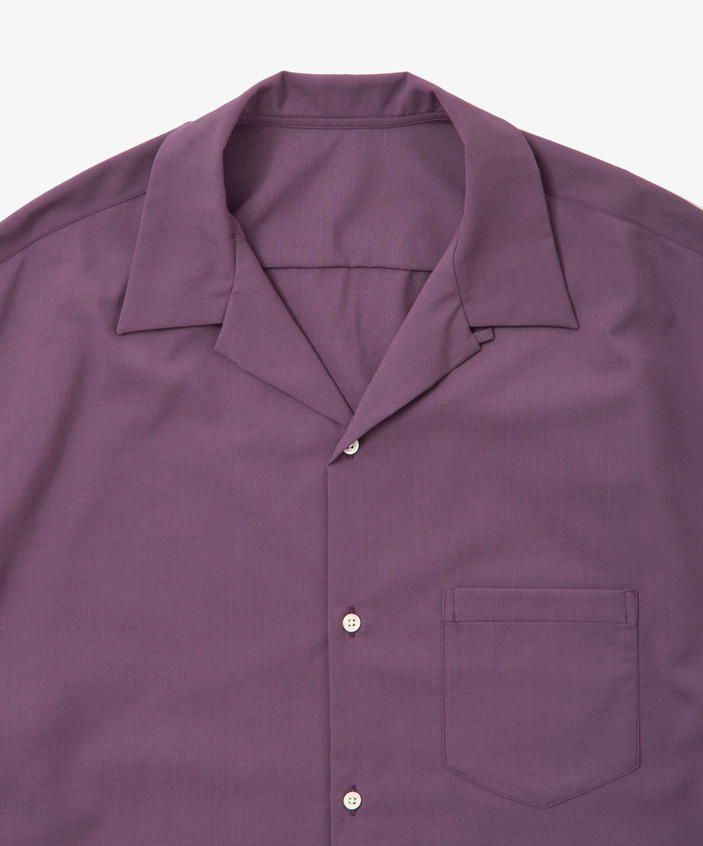 re-engineered overshirt purple
