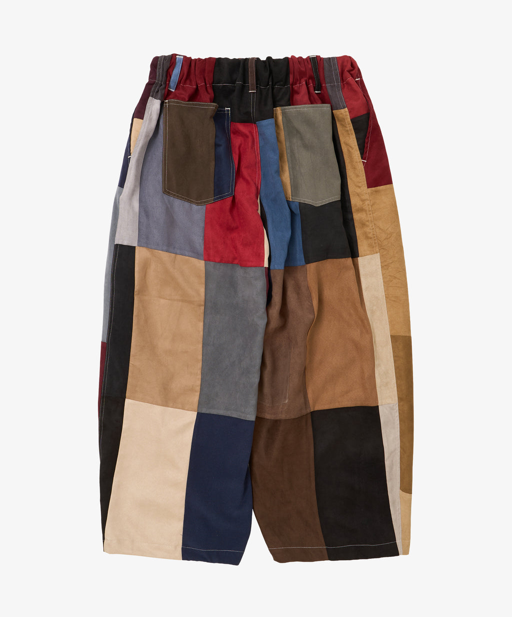 circular pants faux suede four