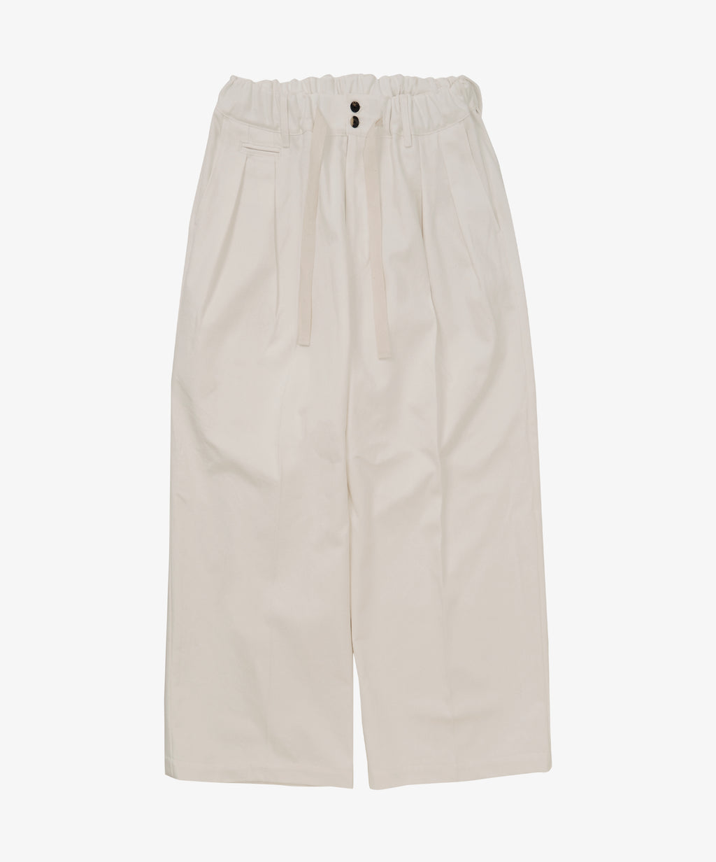 hakama pants white denim one wash - default