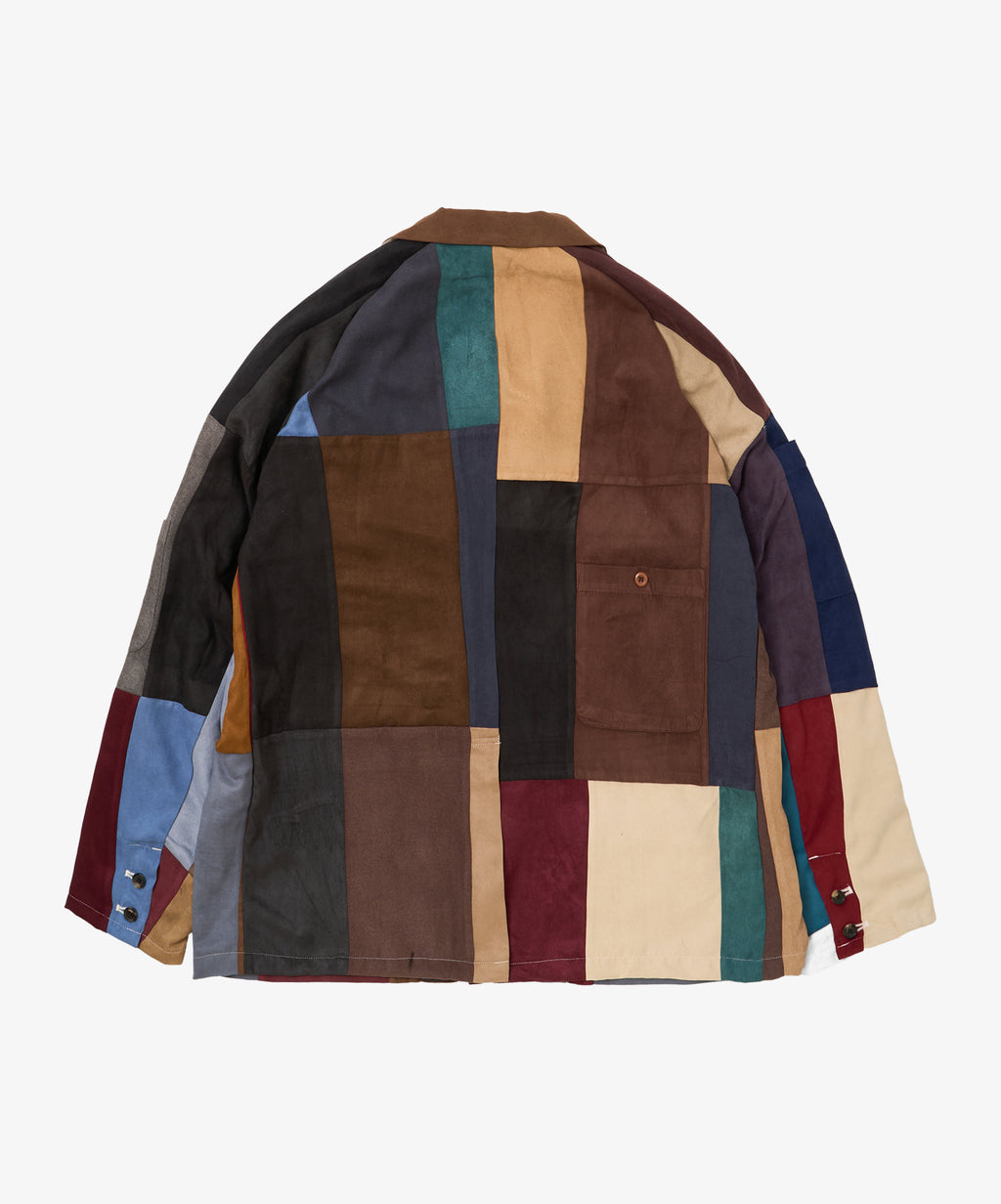 blazer faux suede seven