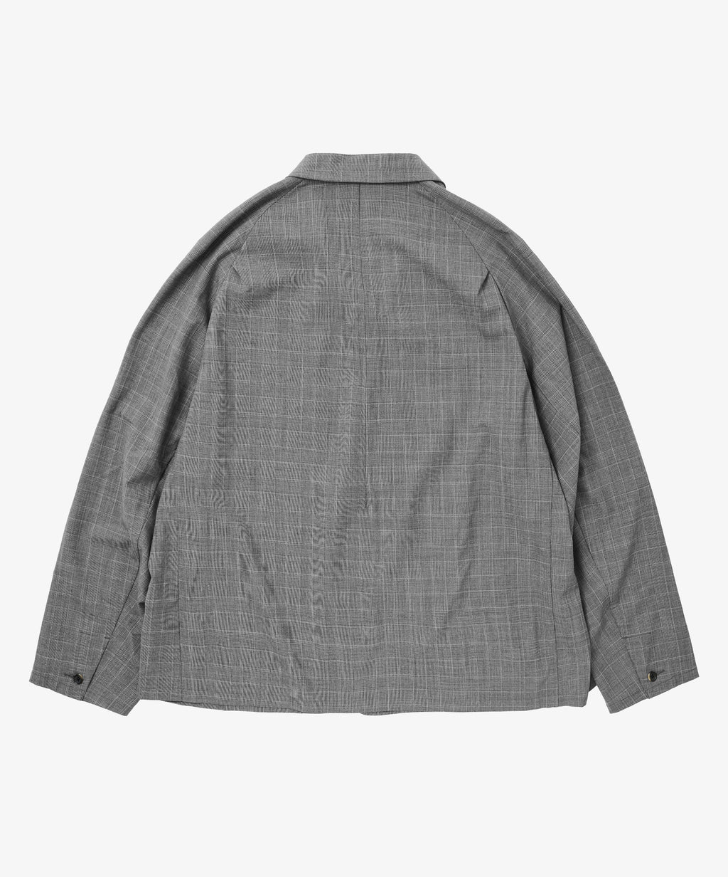 double breasted jacket glen check